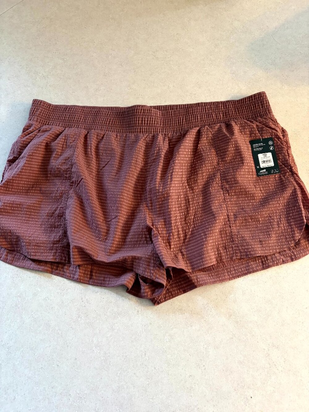 NWT Avia Lined Athletic Shorts, Women's 3XL (22), Pink Mauve Pull On